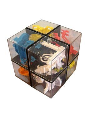 Rubik’s Perplexus Cube Maze Game 2x2 Challenging Puzzle Ball Skill 4inch